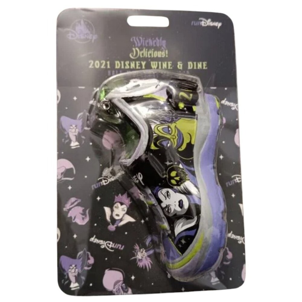 NIB RunDisney Wickedly Delicious 2021 Wine & Dine Half Marathon Sneaker Ornament